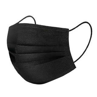 Masque d'hygiène en Tissu Noir | Wigofil