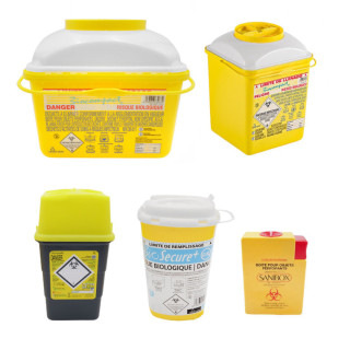Boîte récupératrice DASRI pour déchets contaminés