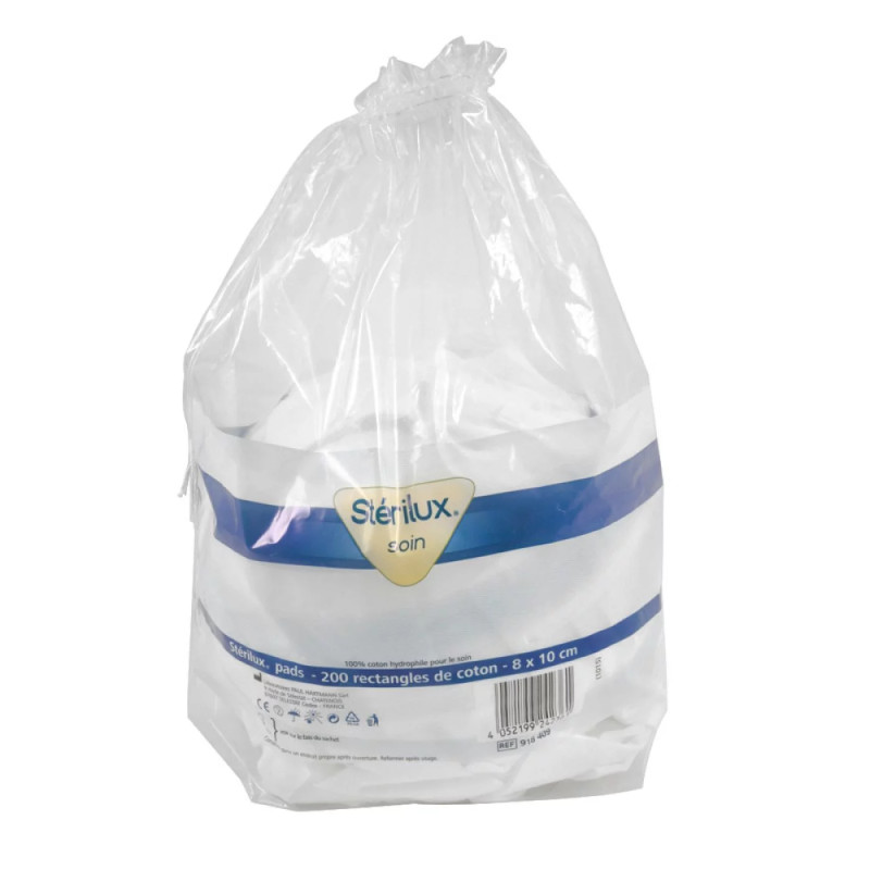 Sachet de coton en rectangle | Stérilux