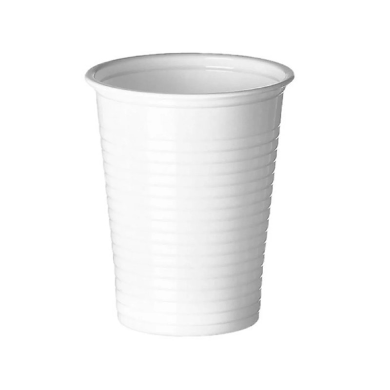 Gobelet en Plastique Blanc