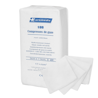 Compresses non stérile non tissé |Euromedis