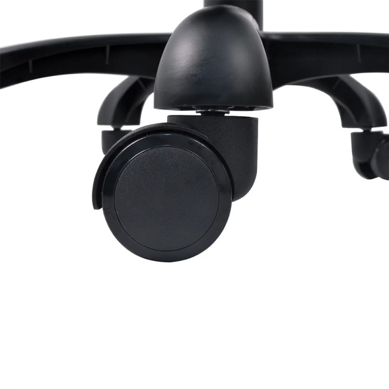 Tabouret assise ronde et pieds aluminium