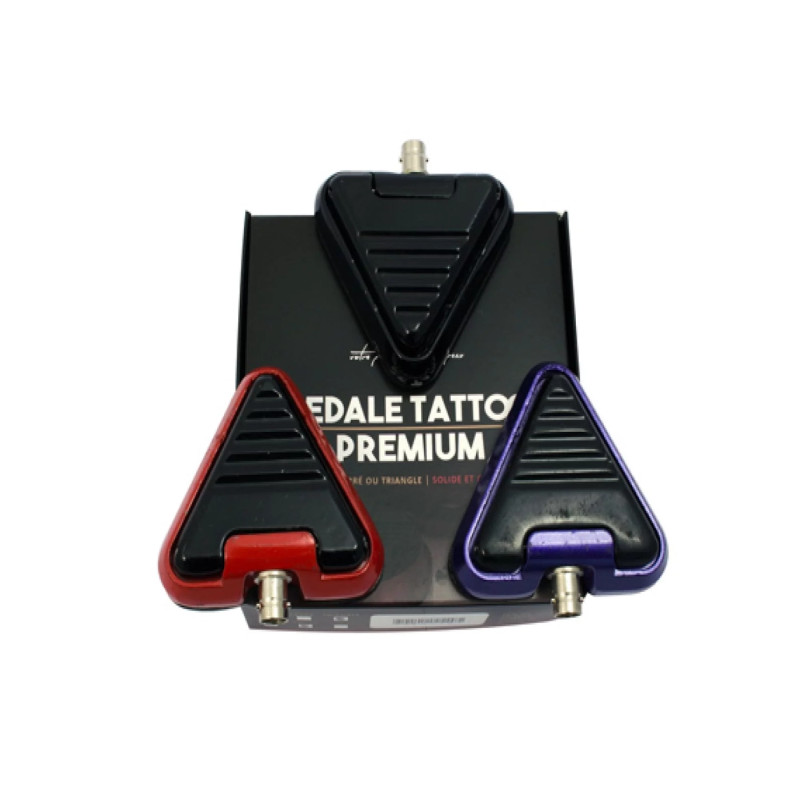 Pédale Tattoo Premium Triangulaire, Connectique Coaxiale | Inovel