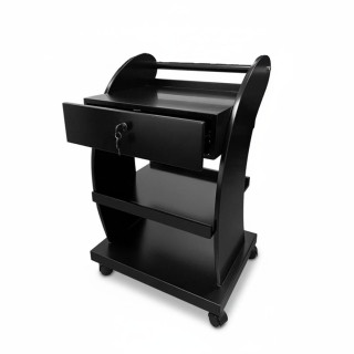 Desserte 3 plateaux noire | Itc