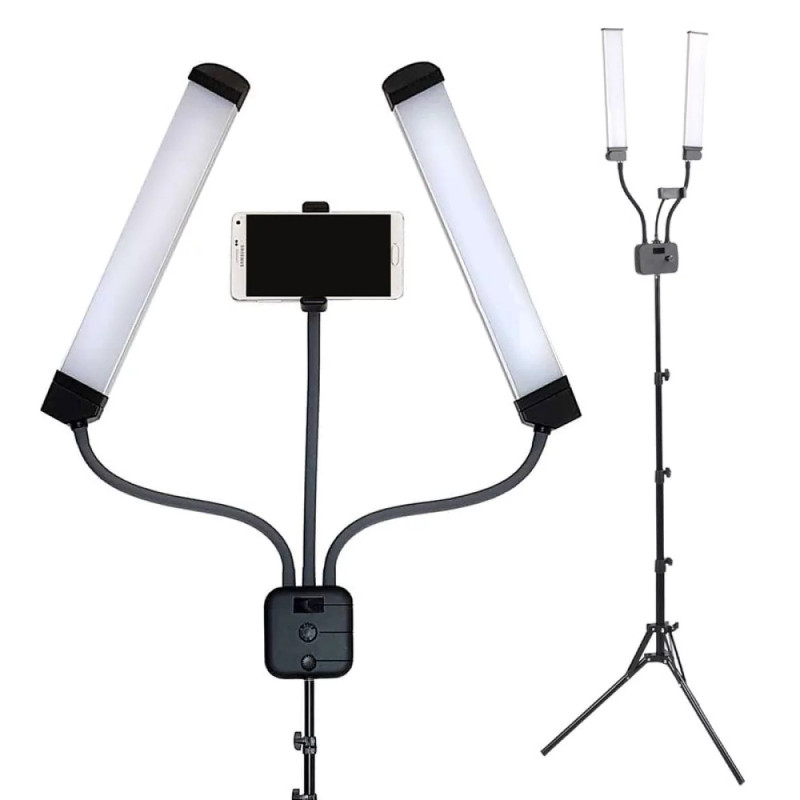 Double Lampe LED sur pied