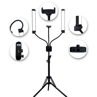 Double Lampe LED sur pied