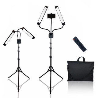 Double Lampe LED sur pied