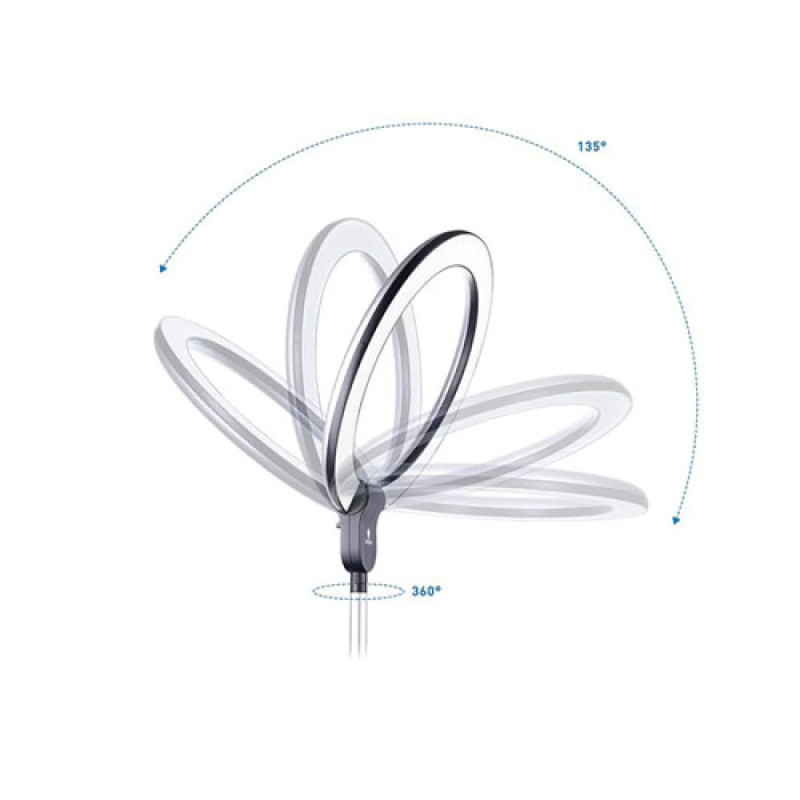 Lampe Anneau sur Pied Aura