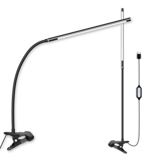 Lampe LED Réglette avec fixation clip, réglable 3 teintes