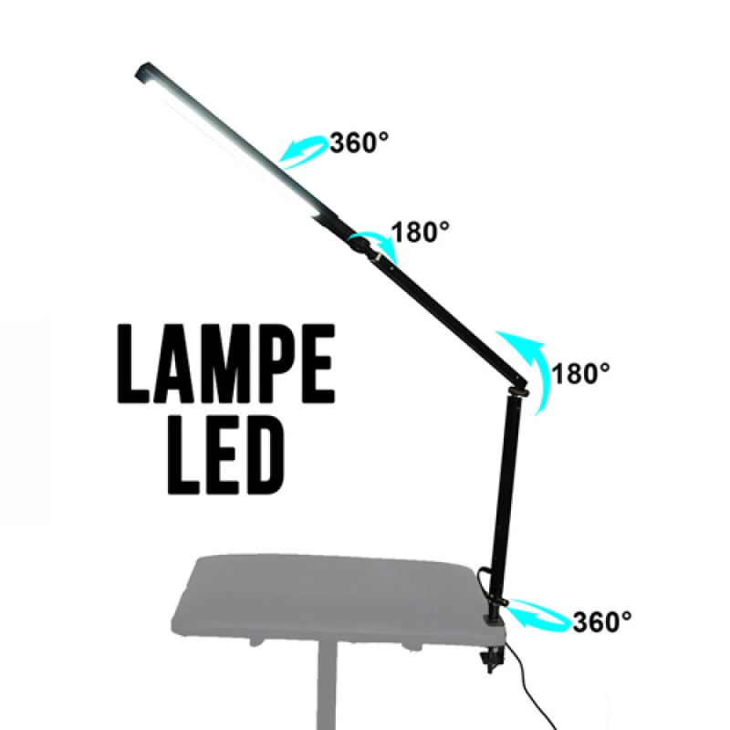 Lampe LED portable pour tatouer en aluminium