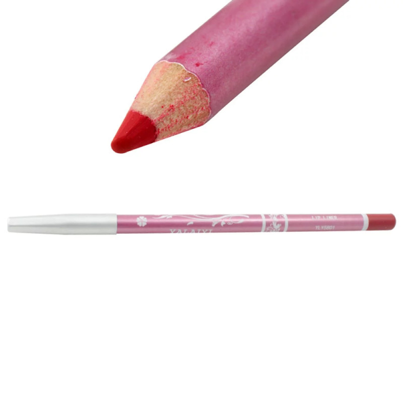 Crayon de maquillage contour lèvres rouge