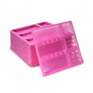 Lot de 100 plateaux jetables pour maquillage permanent