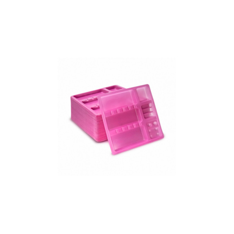 Lot de 100 plateaux jetables pour maquillage permanent
