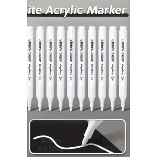Marqueur Acrylique Blanc pointe 3mm