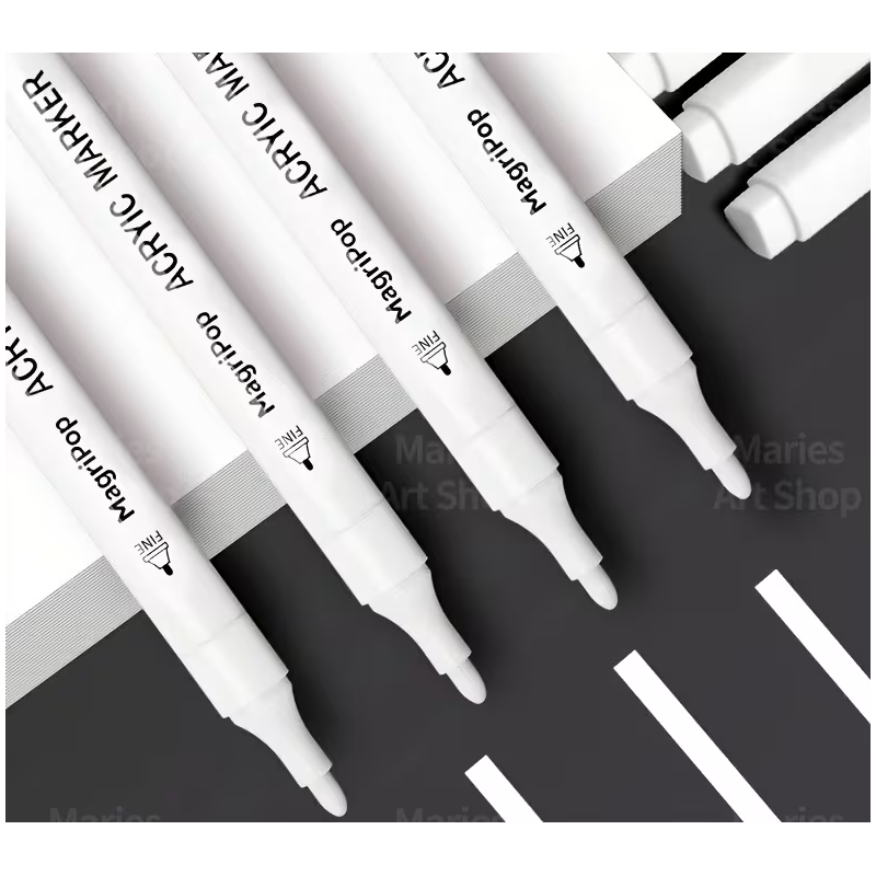 Marqueur Acrylique Blanc pointe 3mm