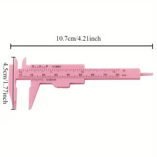 Pied à coulisse plastique 11cm