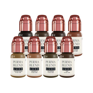 Pigment Sourcils Maquillage Permanent PERMA BLEND Set Brow-Chicka Wow Wow 8x14ml