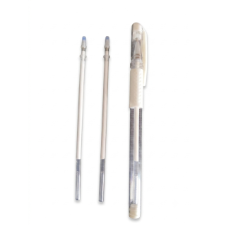 Feutre blanc pointe fine 1.3mm 3 mines