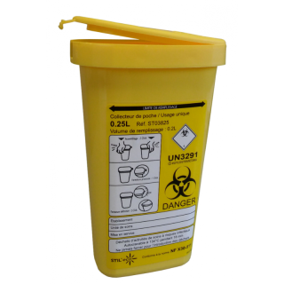 Boîte récupératrice pour déchets contaminés | DASRI