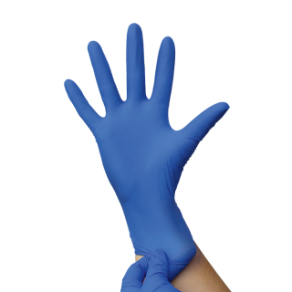 Gants Nitrile Bleus Non Poudrés | Safe Touch