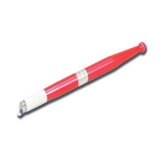Stylo porte lame Aluminium rouge pour Microblading