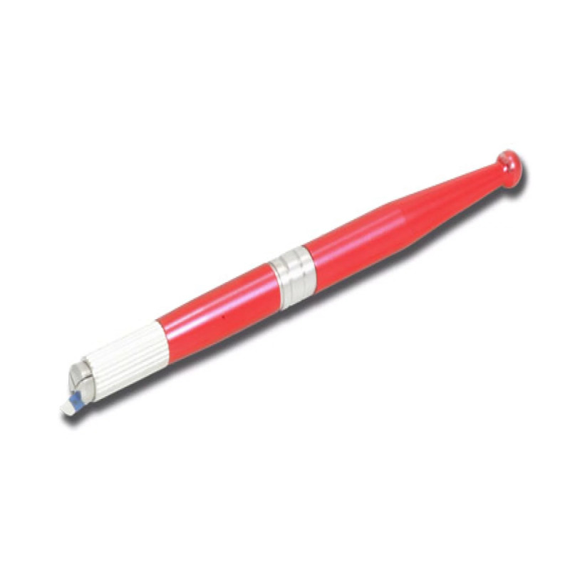 Stylo porte lame Aluminium rouge pour Microblading