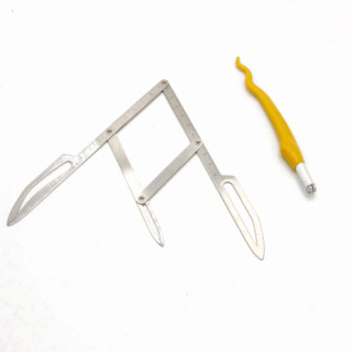 Kit Microblading Stylo porte Lame et Outil de Mesure Sourcils | Golden Ratio