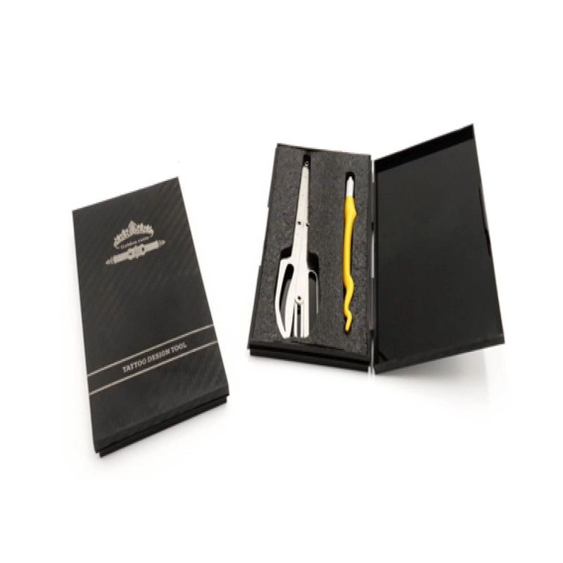 Kit Microblading Stylo porte Lame et Outil de Mesure Sourcils | Golden Ratio