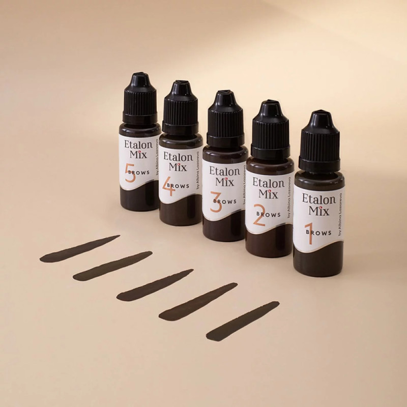 Pigment Sourcils ETALON MIX stérile 15ml N°4 Light Brown