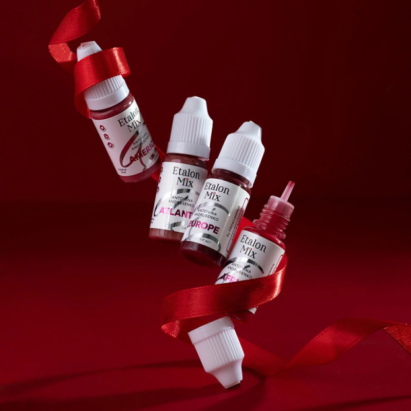 Set 6 Pigments Lèvres ETALON MIX stérile 5ml by Antonia Andrusenko