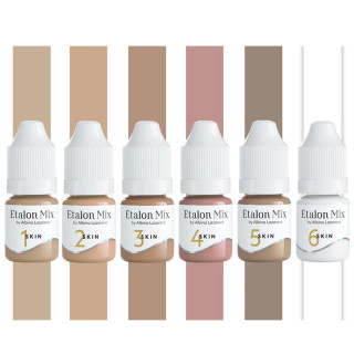 Set 6 Pigments Skin ETALON MIX stérile 5ml