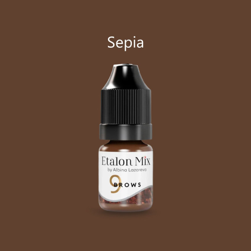Pigment Sourcils ETALON MIX stérile 5ml N°9 Sepia