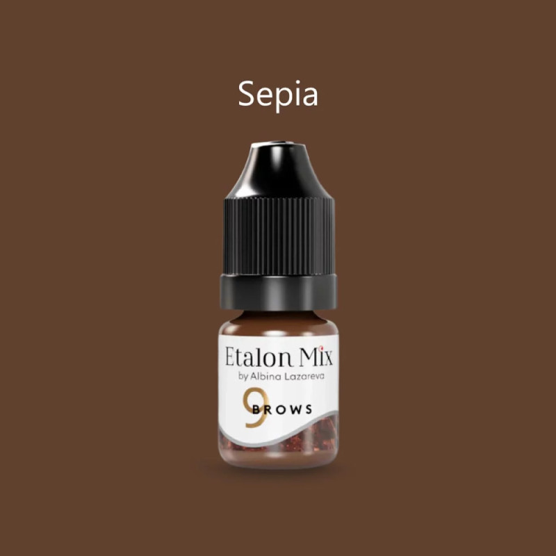 Pigment Sourcils ETALON MIX stérile 5ml N°9 Sepia