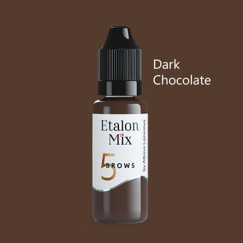 Pigment Sourcils ETALON MIX stérile 15ml N°5 Dark Chocolate