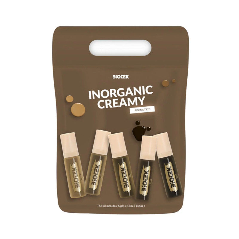 Kit de pigments sourcils - INORGANIC CREAMY | Biotek