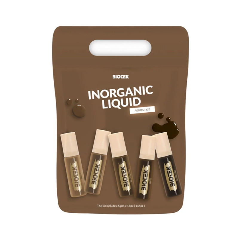 Kit de pigments sourcils - INORGANIC LIQUID | Biotek