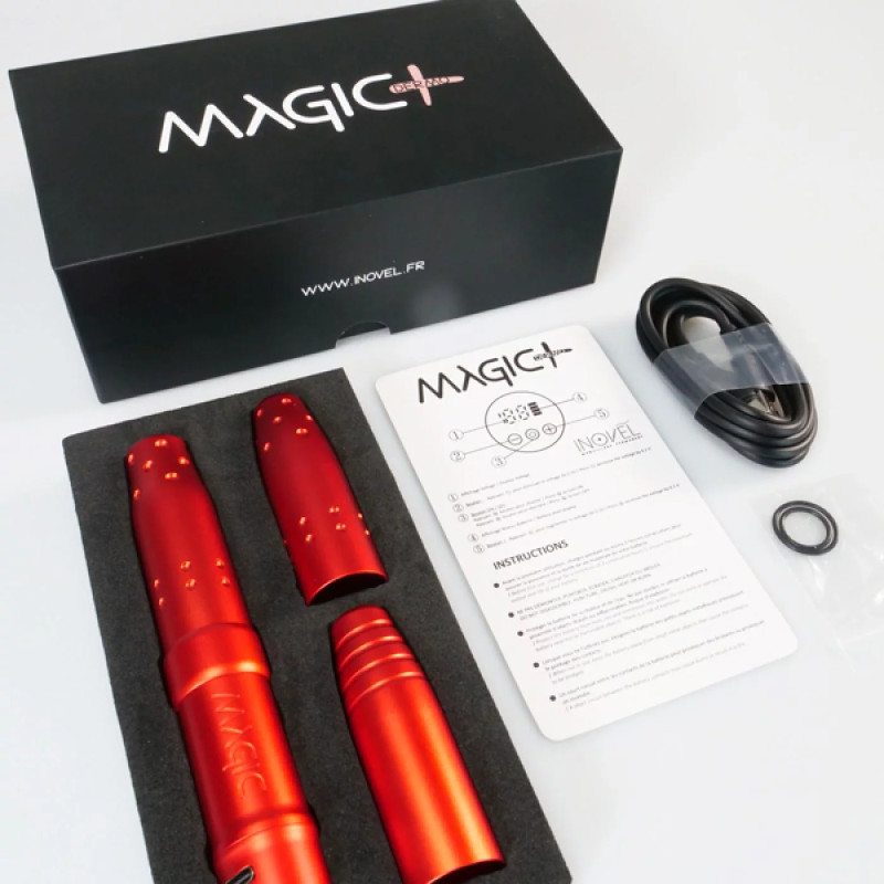 Stylo Dermographe Magic+ Rotative sans fil, 3 Grips | Inovel