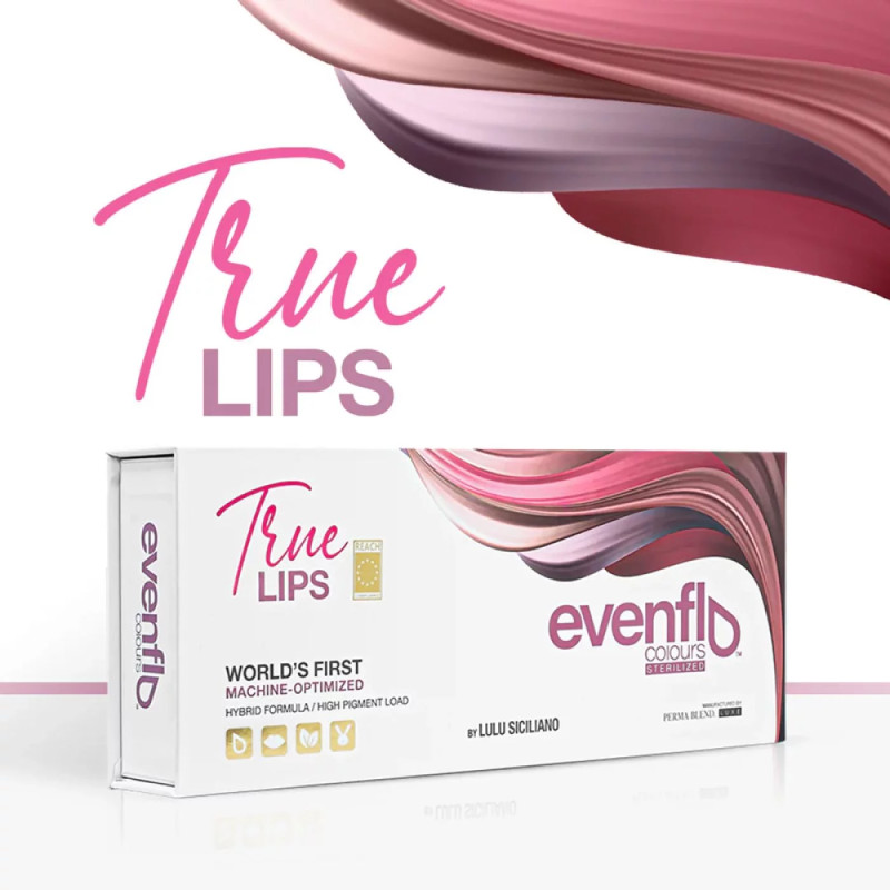 Pigment pour Maquillage PERMA BLEND Luxe EVENFLO - True Lips 6x14ml