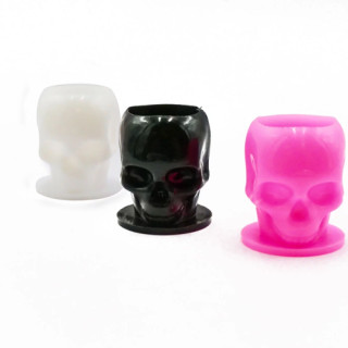 Lots de 200 Caps Plastique Différent Ø Int. et Ext. motif skull Coloré | Inovel