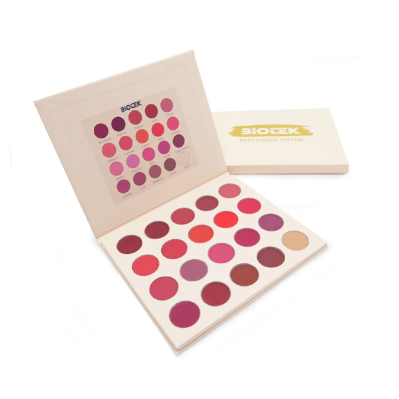 Palette de testeur de couleurs - Lèvres | Biotek