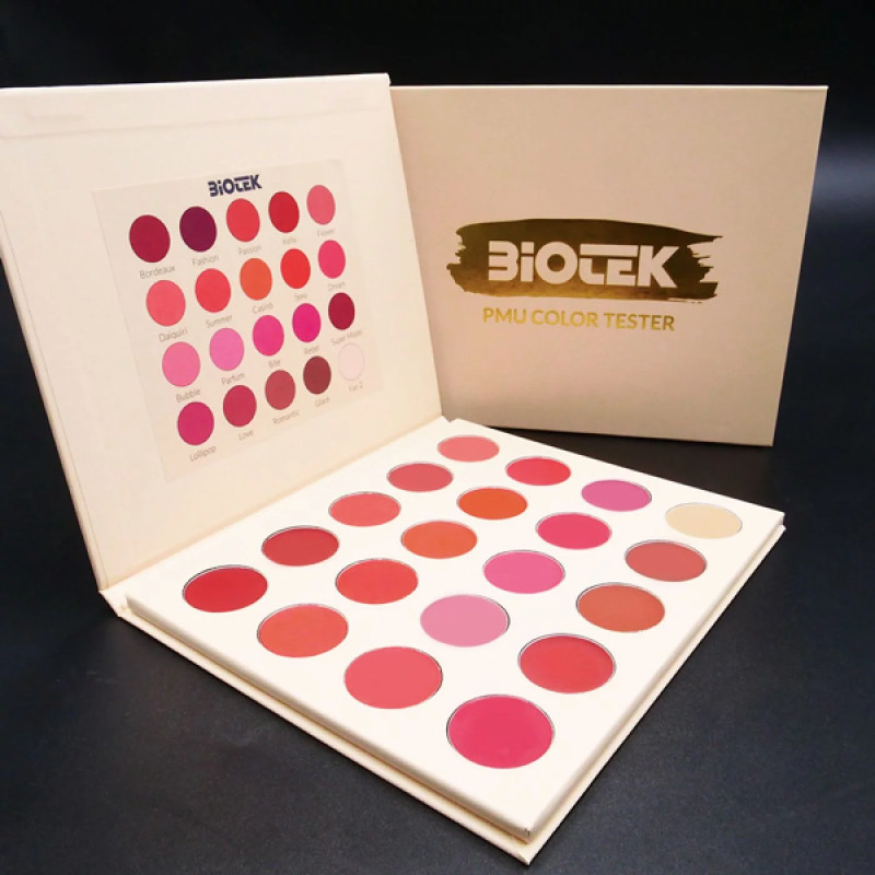 Palette de testeur de couleurs - Lèvres | Biotek