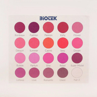 Palette de testeur de couleurs - Lèvres | Biotek