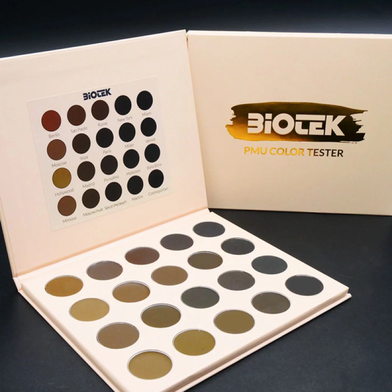 Palette de testeur de couleurs - Sourcils | Biotek