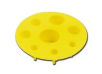 Plateau Caps Rond Jaune 8 cm | Inovel