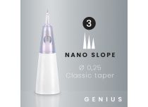 3 Aiguilles Nano Slope  Ø 0.25 | Genius by Amiea