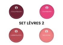 Mélanges pour Maquillage Permanent PUREBEAU stériles 10ml - Set Lèvres 2 - 4 Pcs